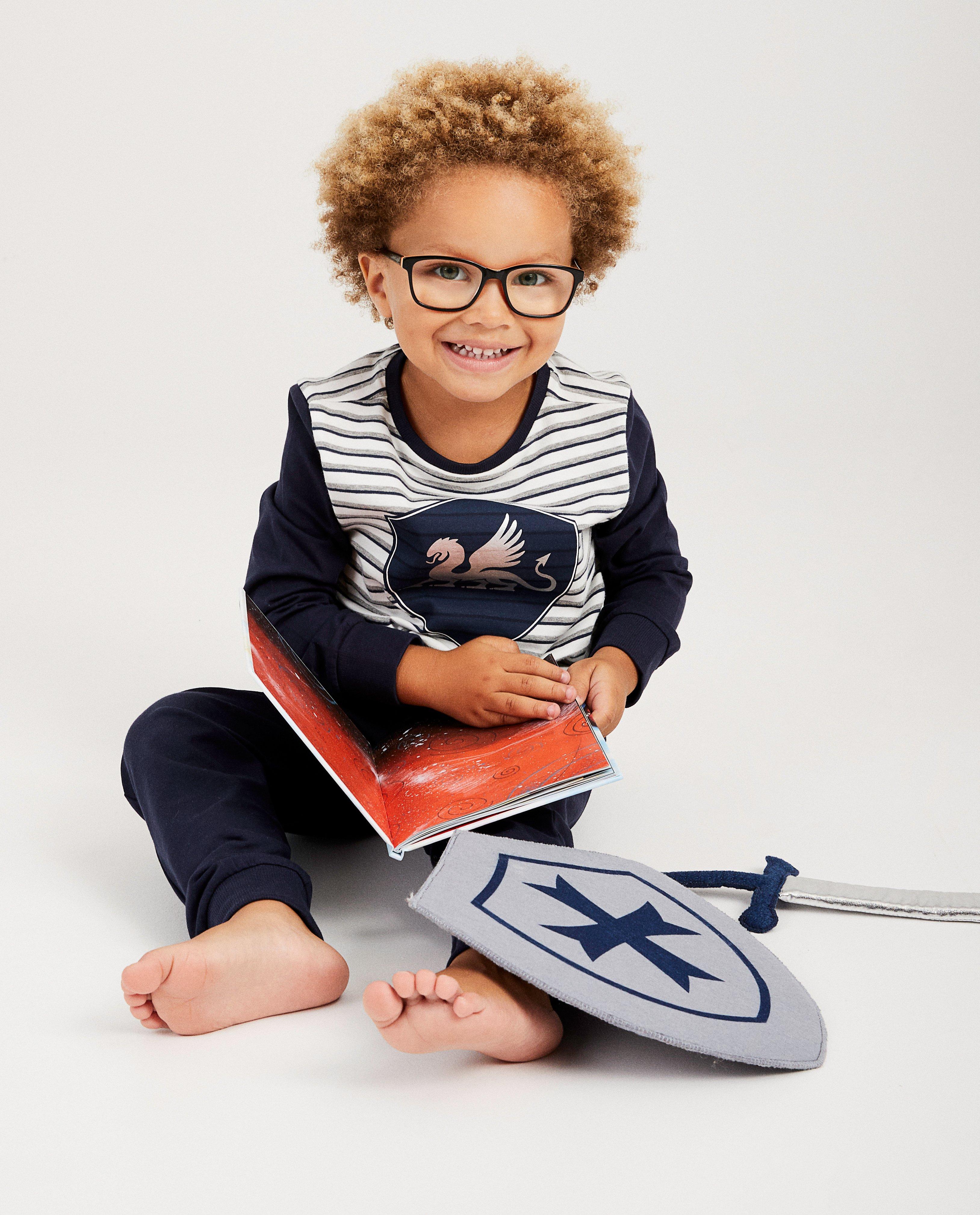 Set pyjama boek accessoires NL Ridder Roel set Kidz Nation JBC Belgie Belgie